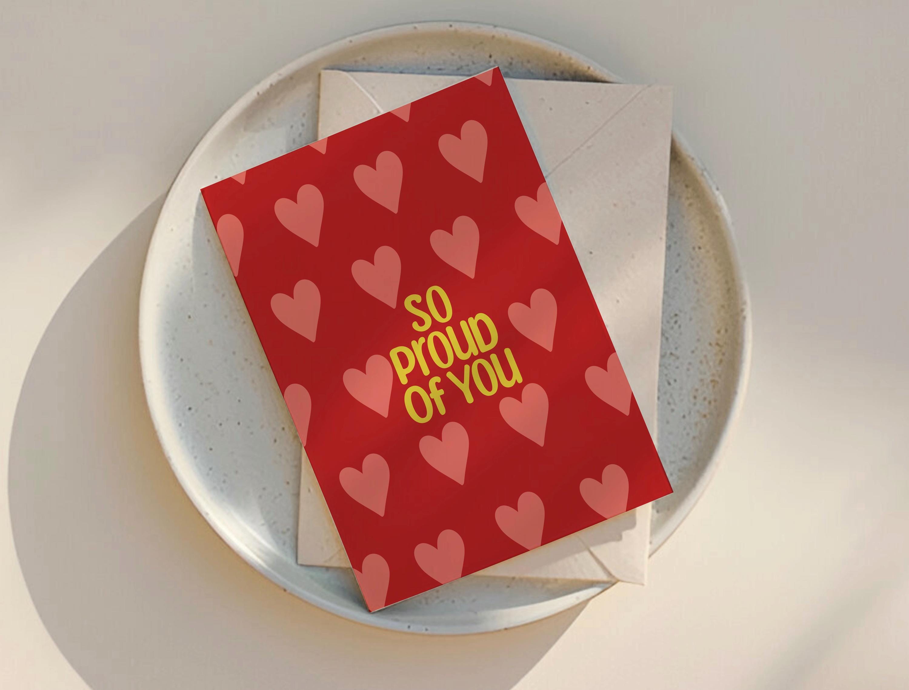 So Proud Of You Greeting Card