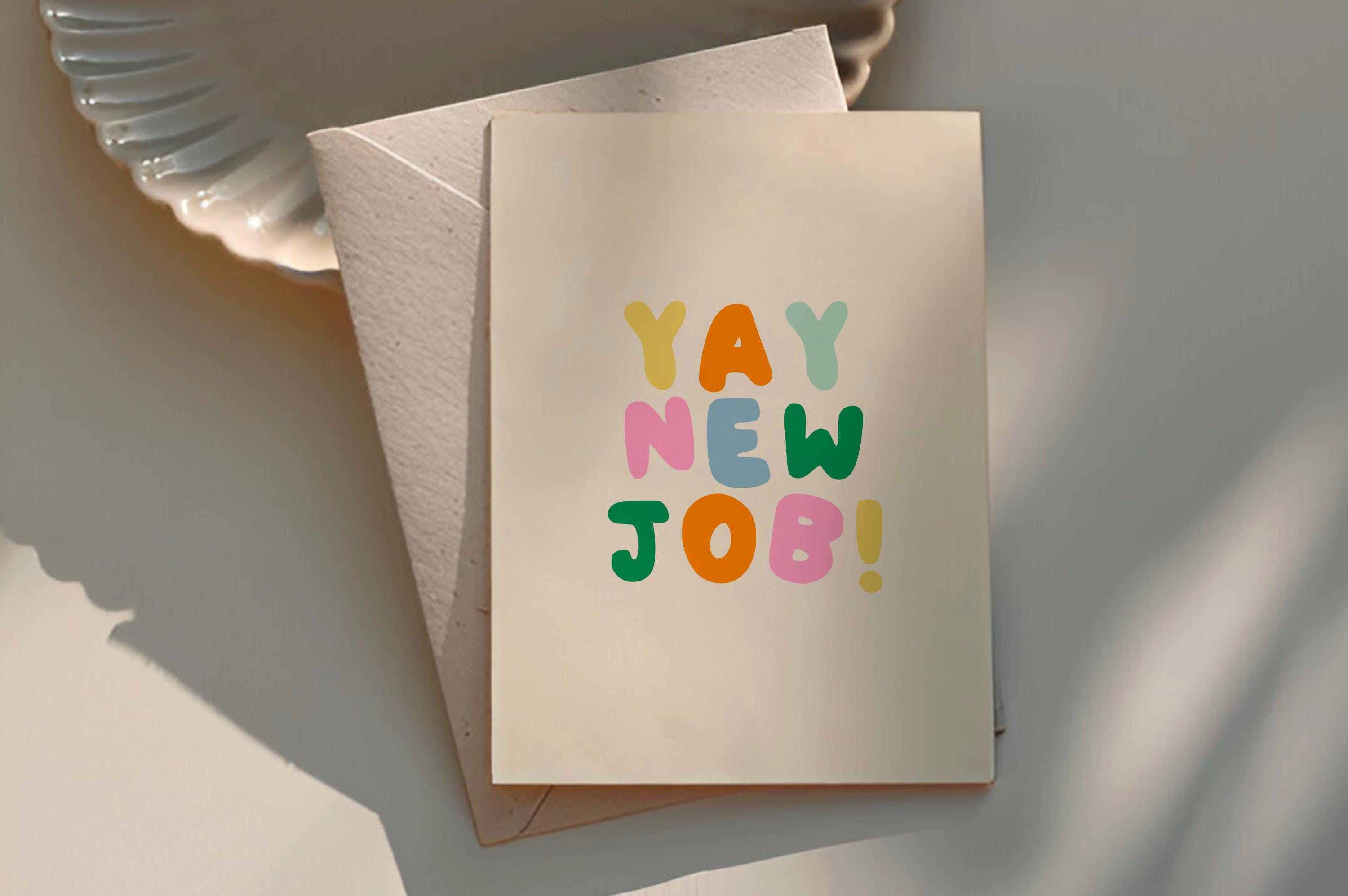 New Job Greeting Card