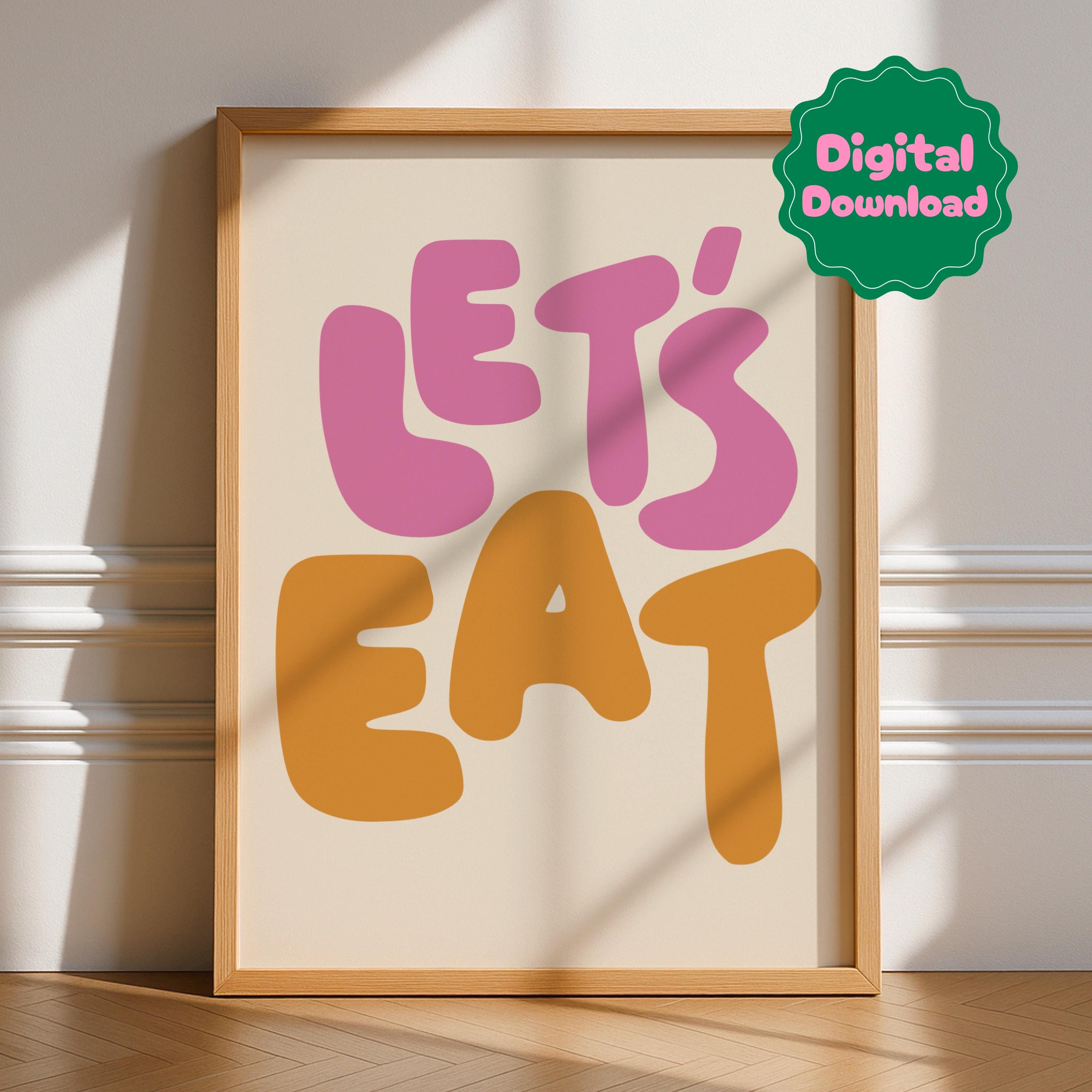 Let’s Eat Digital Download