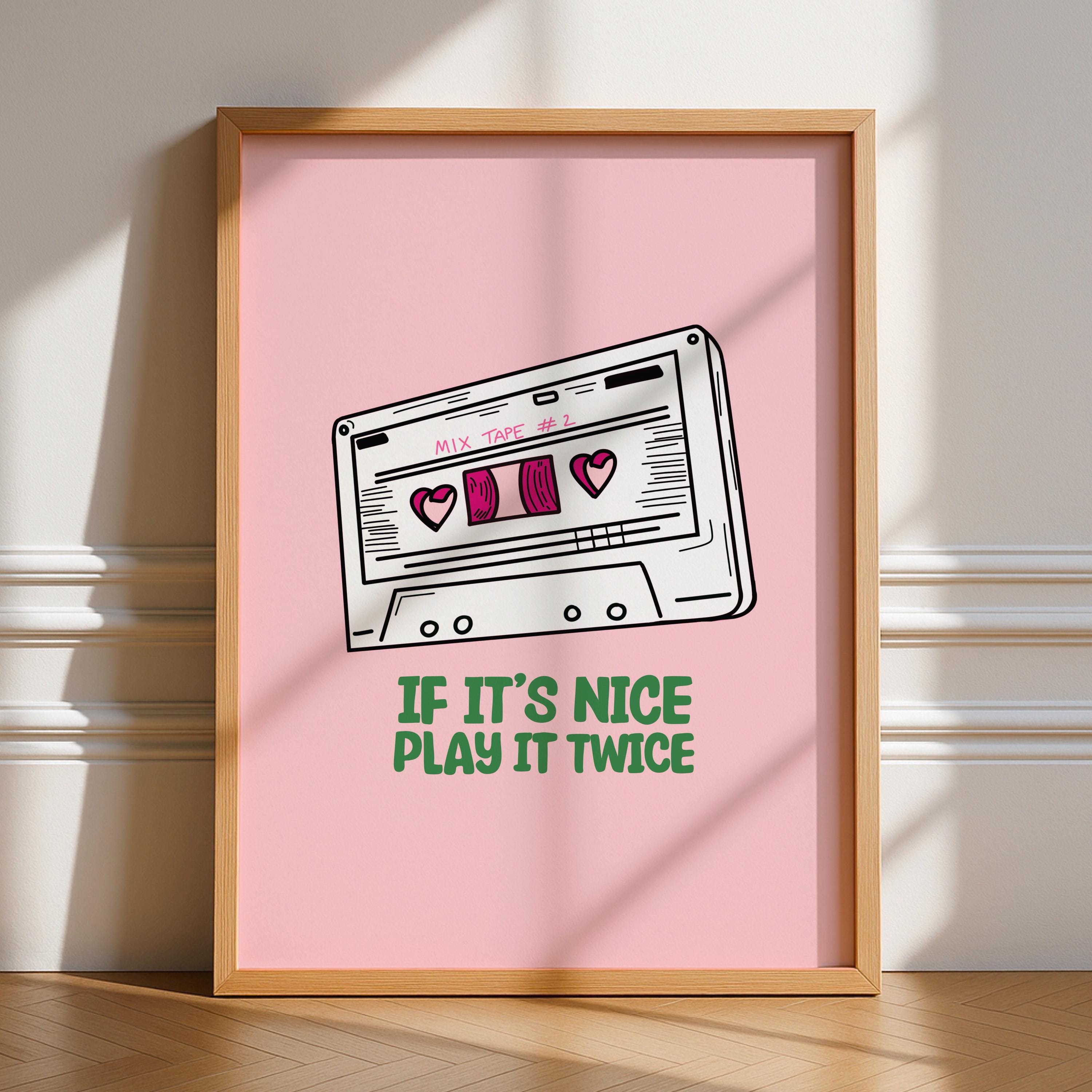 Cassette Mixtape Print
