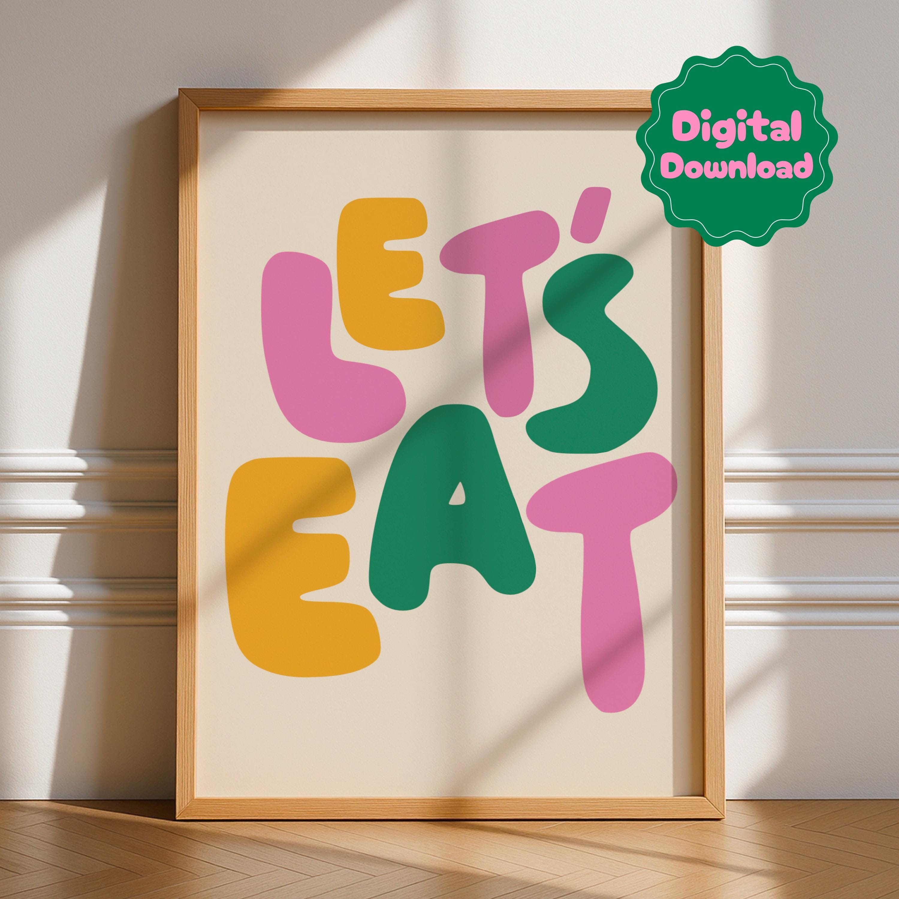 Let’s Eat Digital Download