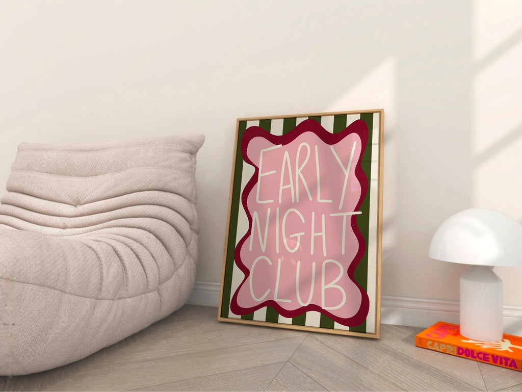 Early Night Club Print