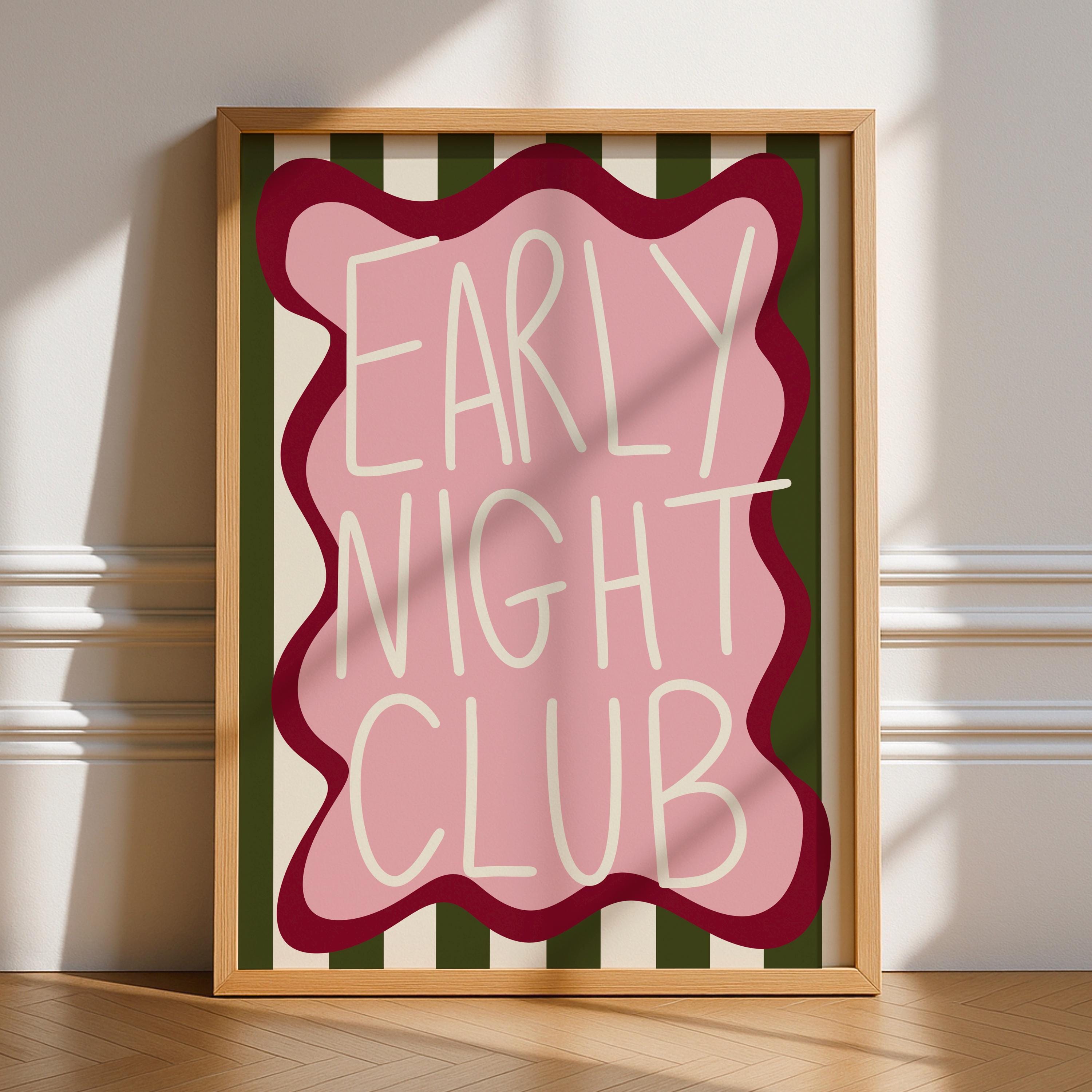 Early Night Club Print