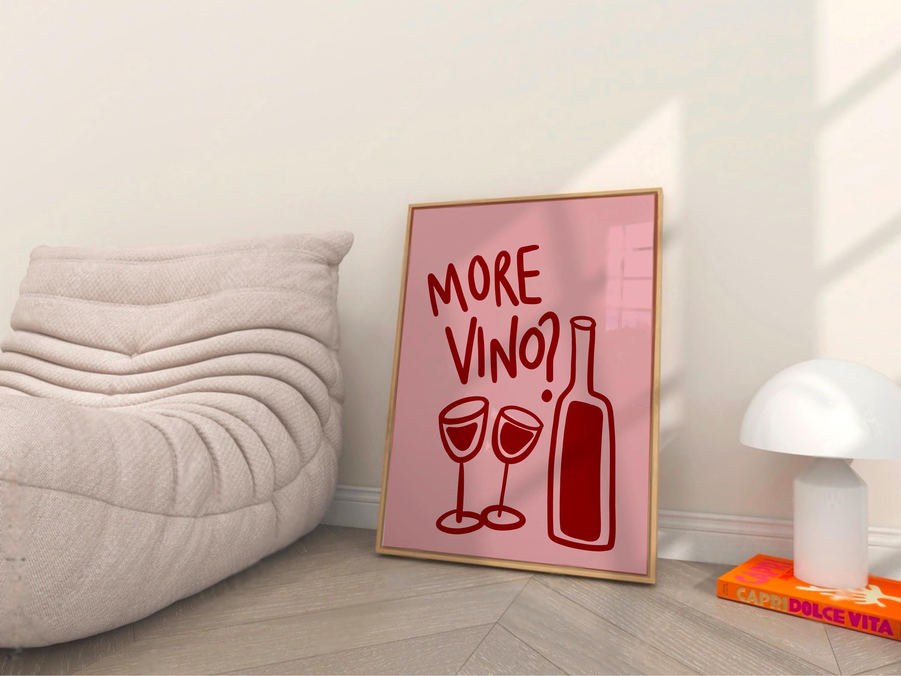 More Vino Print