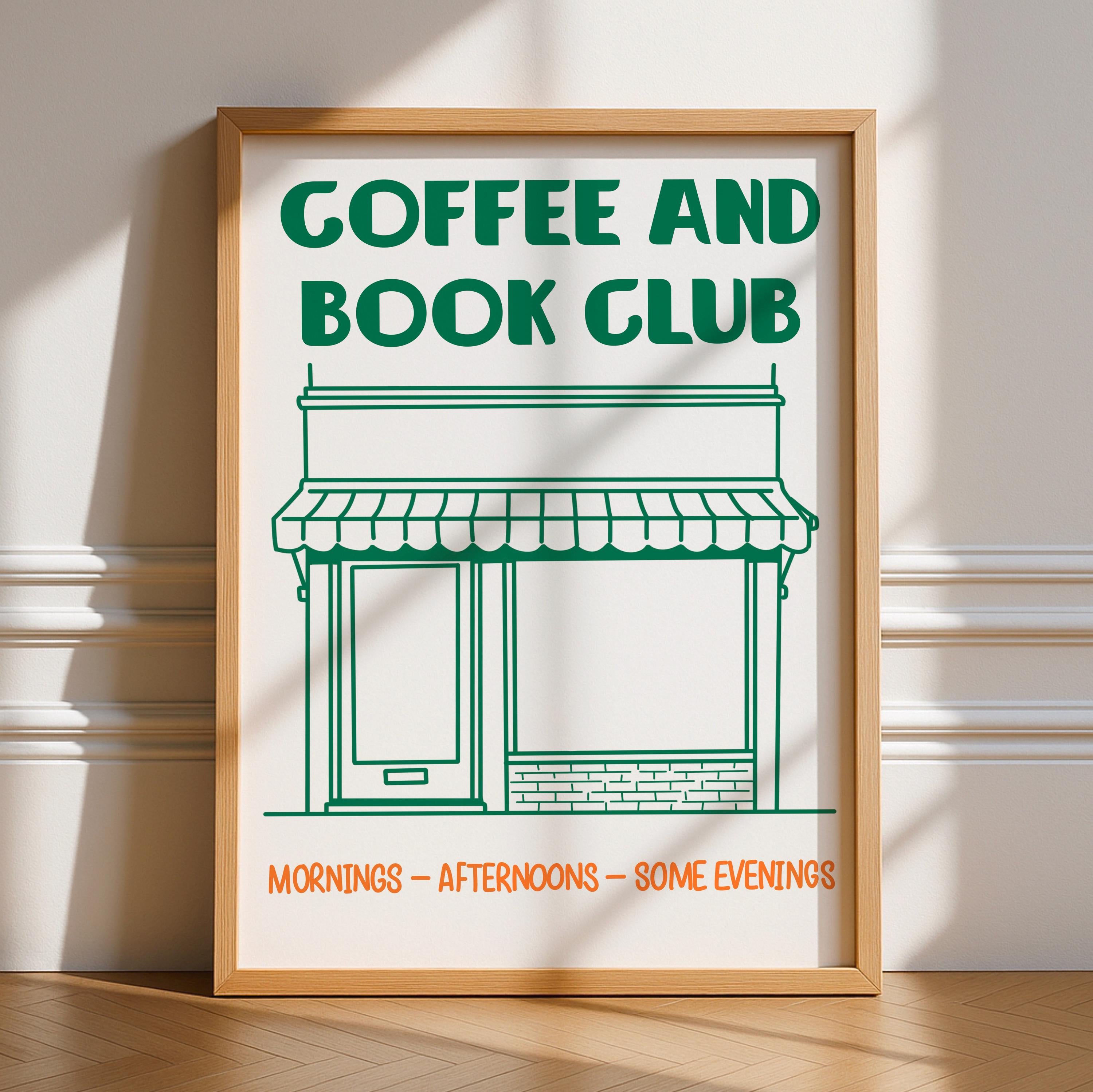 Coffee and Book Club Store Print