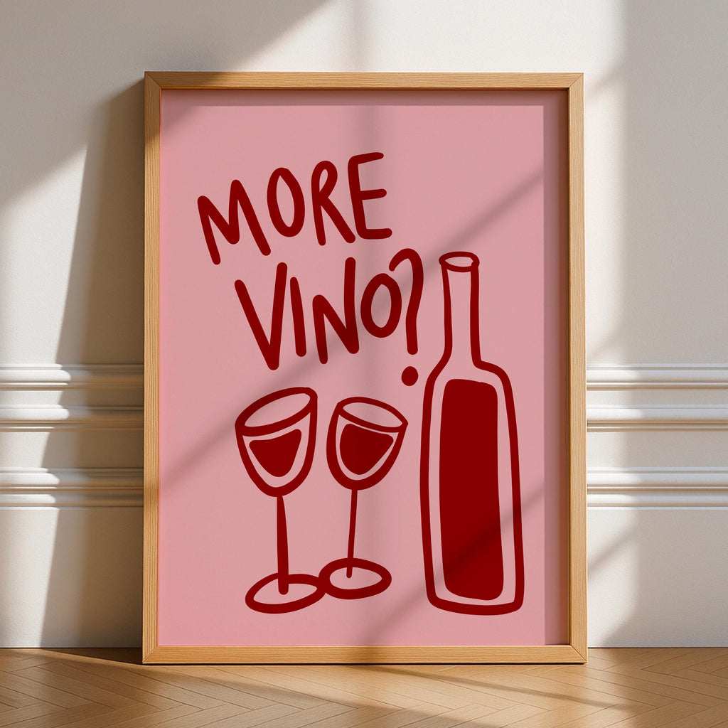 More Vino Print